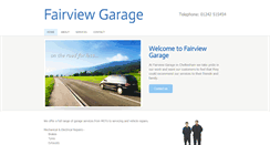 Desktop Screenshot of fairviewgarage.co.uk